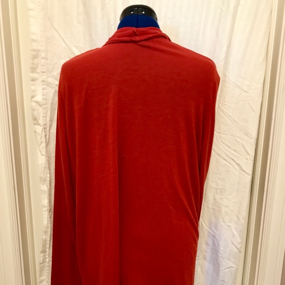 Mix by 41 Hawthorne Long Orange Cardigan - Picture 2 of 4